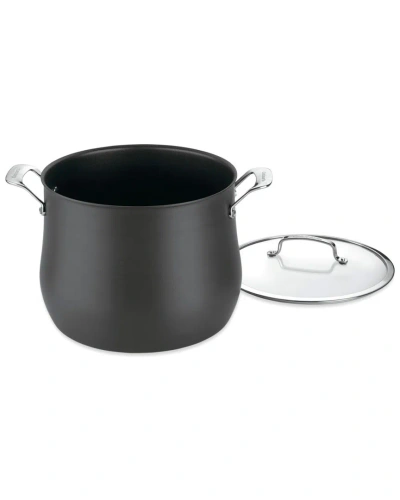 Cuisinart 12qt. Contour Hard Anodized Stockpot With Cover In Black
