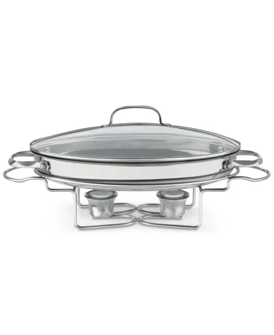 Cuisinart 13.5" Stainless Steel Oval Buffet Server In Silver