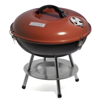Cuisinart 14" Portable Charcoal Grill In Red,black