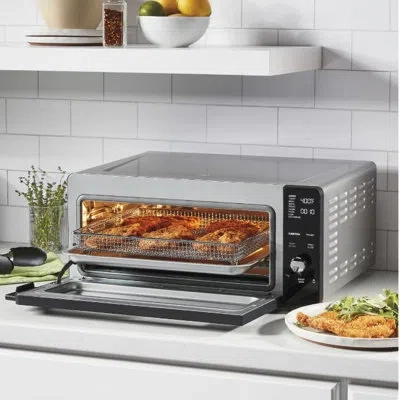 Cuisinart 14-in-1 Space-saving Air Fryer Toaster Oven In Silver