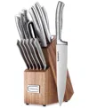 Cuisinart 15-piece Stainless Steel Cutlery Block Set In No Color