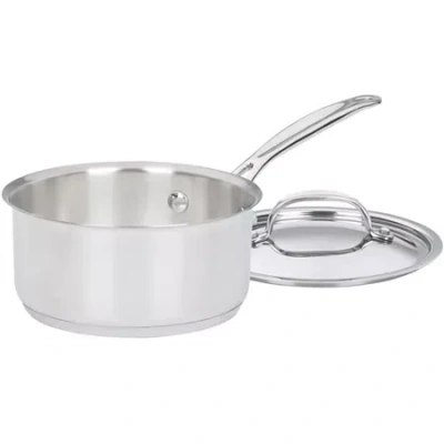 Cuisinart 1â½-qt. Stainless Steel Sauce Pan In Silver