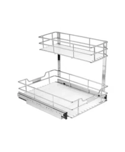 Cuisinart 2-tier Cabinet Organizer In Stainless Steel