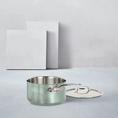 Cuisinart 3.5 Qt. Saucepan With Cover – Light Pistachio In Stainless Steel