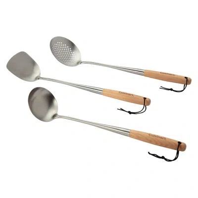 Cuisinart 3-piece Wok Tool Set In Stainless Steel