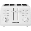 Cuisinart 4-slice Compact Toaster Cpt-142 In White