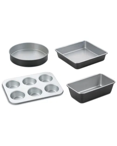 Cuisinart 4pc Non-stick Bakeware Set Amb-4 In Silver