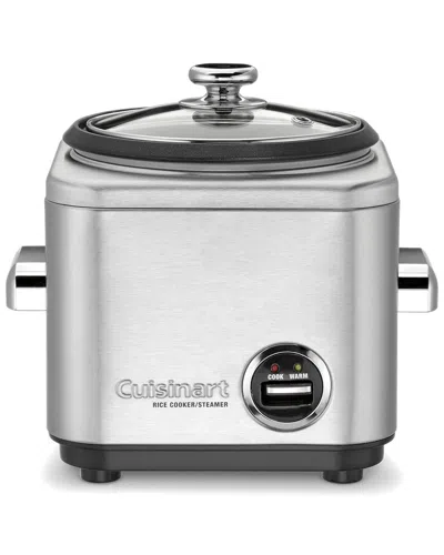 Cuisinart 4qt Rice Cooker Crc-400p1 In Metallic