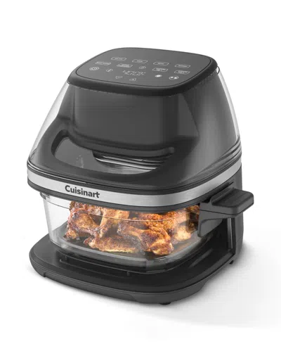 Cuisinart Clearview 4 Quart Glass Basket Air Fryer In Black