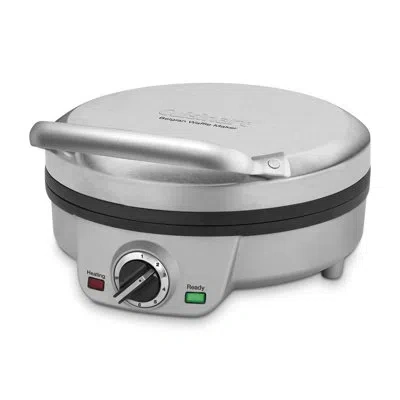 Cuisinart 4-slice Belgian Waffle Maker In Silver;black
