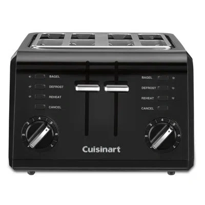 Cuisinart 4-slice Compact Toaster In Black