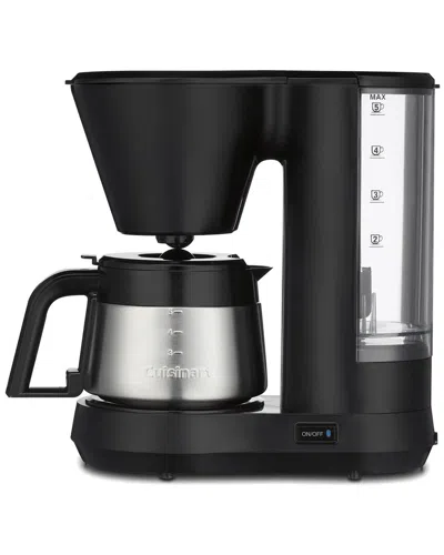 Cuisinart 5-cup Coffeemaker With Stainless Steel Carafe Dcc-5570nas In Black