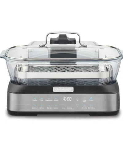 Cuisinart 5-quart Cook Fresh Digital Glass Steamer In Black