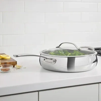 Cuisinart 5.5 Qt. Sauté Pan W/ Hh & Cover In Stainless Steel