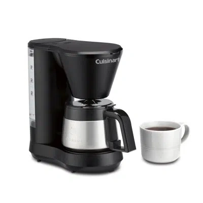Cuisinart 5-cup Coffeemaker With Stainless Steel Carafe In Black
