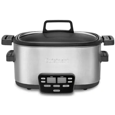 Cuisinart 6 Quart 3-in-1 Cook Central® Multicooker In Silver;black