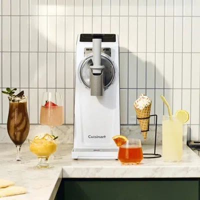 Cuisinart 6-in-1 Soft Serve And Slushy In White