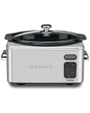 Cuisinart 6qt Stainless Steel Programmable Slow Cooker Psc-650 In White