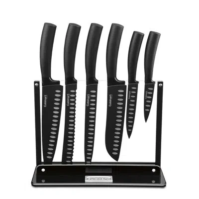 Cuisinart 7 Piece Cutlery Set With Acrylic Stand In Black