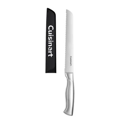 Cuisinart 8" Bread Knife W/guard S/s Pk Handle In Stainless Steel