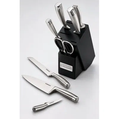 Cuisinart 9-piece German Stainless Steel Knife Block Set In Silver