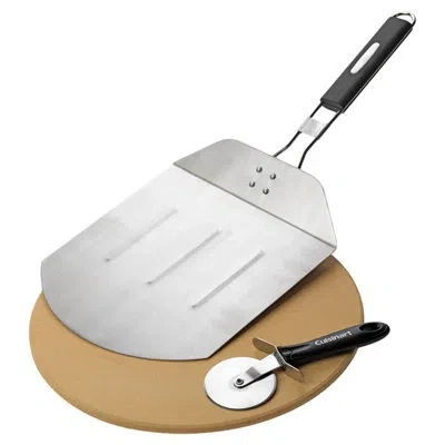 Cuisinart Alfescamore 3 Piece Pizza Kit In Black