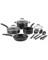 Cuisinart Aluminum Nonstick 11pc Cookware Set In Black