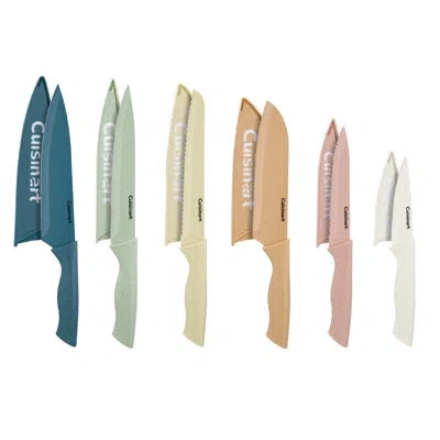 Cuisinart C5512ctp  12 Piece Ceramic Coated Knife Set In Multi