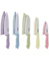 Cuisinart Ceramic Coated 10-piece Cutlery Knife Set In Pink