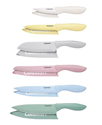 Cuisinart Ceramic Coated 12-piece Cutlery Knife Set In Multi