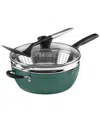 Cuisinart Ceramic Nonstick Preferred Pan 4-pc. Set In Sage Green