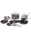 Cuisinart Ceramica Contour 14pc Cookware Set In Black