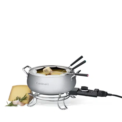 Cuisinart Cfo-3ss 3 Quart Fondue Pot In Silver