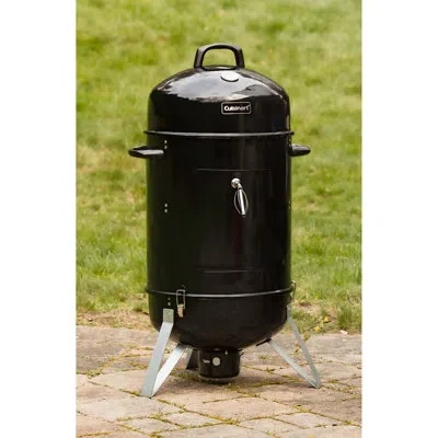 Cuisinart Charcoal Smoker And Grill In Black