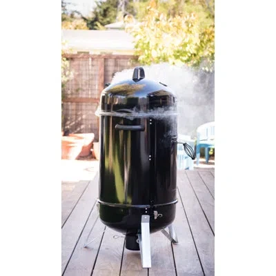 Cuisinart Charcoal Smoker In Black