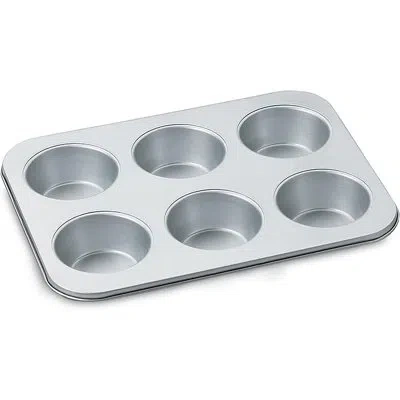 Cuisinart Chef's Classic 6-cup Jumbo Muffin Pan (amb-6jmpc) In Silver