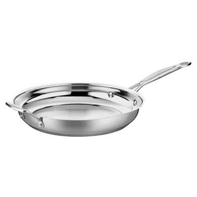 Cuisinart Chef's Classic Aluminum/stainless Steel Skillet 12 In. Silver