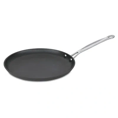 Cuisinart Chef's Classic Hard-anodized 10" Non-stick Crepe Pan In Black