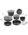 CUISINART CUISINART CHEF'S CLASSICª NONSTICK HARD ANODIZED 11PC CONICAL HARD ANODIZED  INDUCTION SET