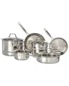 Cuisinart Chef's Classic Stainless 11pc Set In Silver