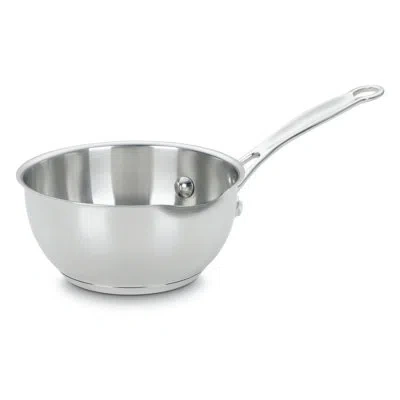 Cuisinart Chef's Classic Stainless Steel 1-qt. Open Pour Saucier In Silver