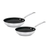 Cuisinart Chef's Classic Stainless Steel 2-pc. Skillet Set In Silver