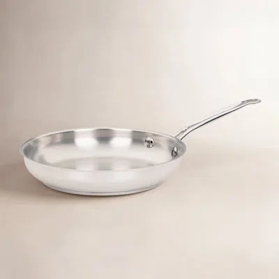 Cuisinart Chef's Classic Stainless Steel Skillet 10 In. Silver