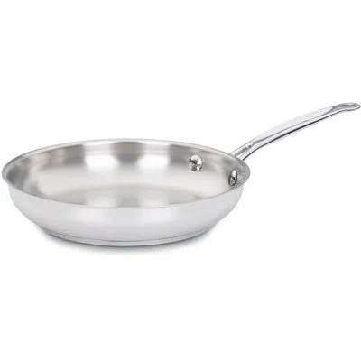 Cuisinart Chef's Classic Stainless Steel Skillet In Silver