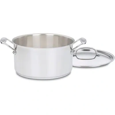 Cuisinart Chef's Classic Stainless Stockpot With Cover In Stainless Steel