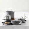 Cuisinart Chefs Classic 11-pc. Hard-anodized Cookware Set In Black