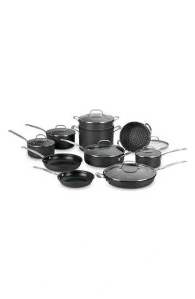 Cuisinart Chef's Classic 17-piece Hard Anodized Nonstick Cookware Set