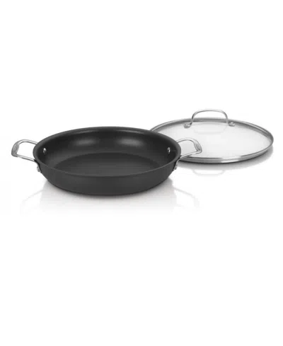 Cuisinart Chefs Classic Hard Anodized 12" Everyday Pan W/ Medium Dome Cover In No Color