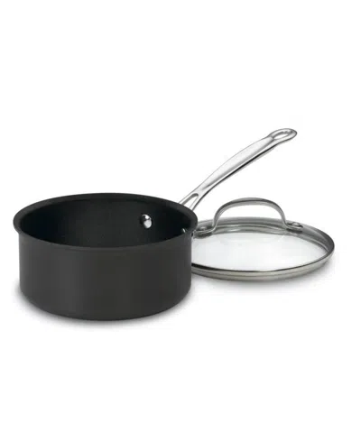 Cuisinart Chefs Classic Hard Anodized 1.5-qt. Saucepan W/ Cover In Black
