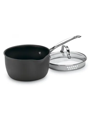 Cuisinart Chefs Classic Hard Anodized 2-qt. Cook And Pour Saucepan W/ Cover In No Color